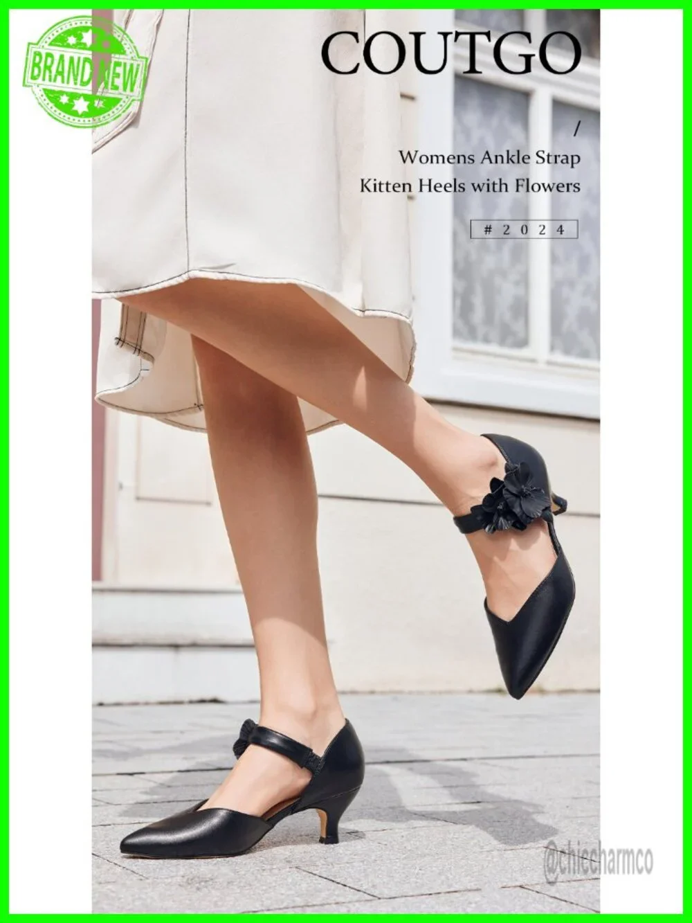 Suede Kitten Heels Pointed Toe Slip On Ankle Strap Pumps